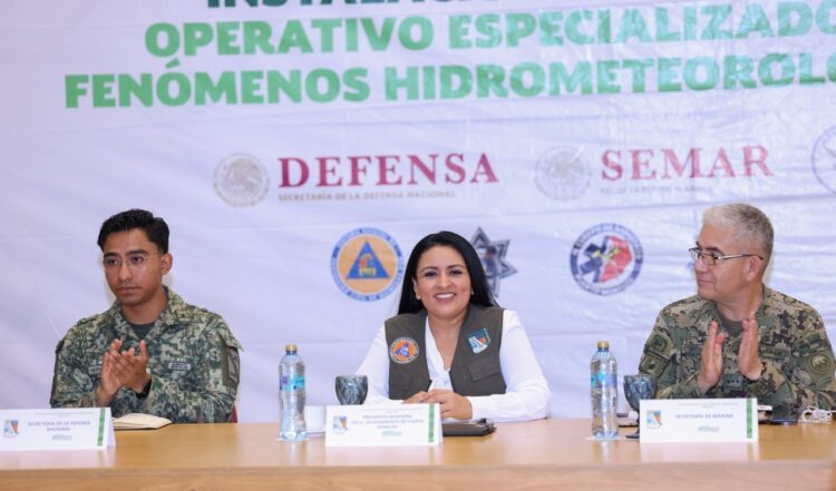 Instala Blanca Merari Comité Especializado en Fenómenos Hidrometeorológicos en Puerto Morelos