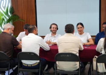 Destaca Fernando Muñoz la importancia de trabajar de forma coordinada con los empresarios