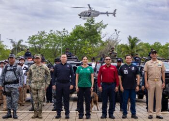 Estefanía Mercado pone en marcha el Operativo de Seguridad Verano Mundialista 2026 en Playa del Carmen