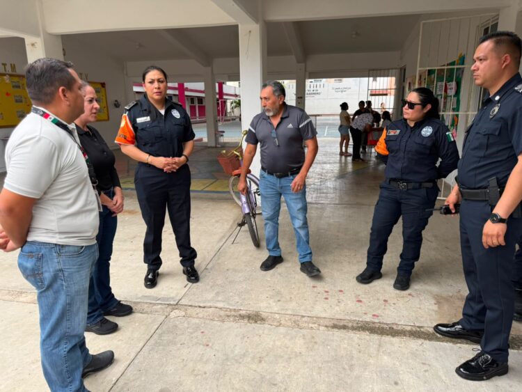Gobierno de Playa del Carmen fortalece la seguridad en entornos escolares con el Operativo Borrador