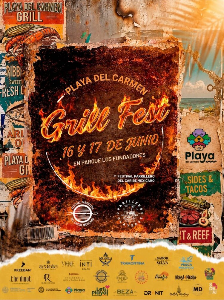 Gobierno de Playa del Carmen invita a disfrutar del Playa Grill Fest 2026 el 16 y 17 de junio