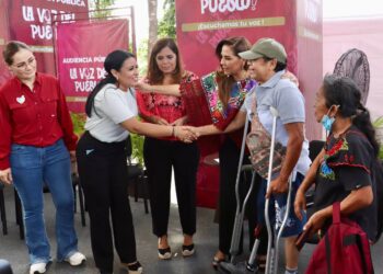 Mara Lezama y Blanca Merari encabezan en Puerto Morelos la audiencia pública “La Voz del Pueblo”