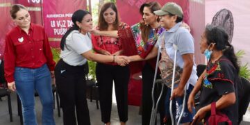 Mara Lezama y Blanca Merari encabezan en Puerto Morelos la audiencia pública “La Voz del Pueblo”