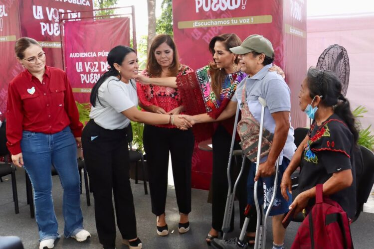 Mara Lezama y Blanca Merari encabezan en Puerto Morelos la audiencia pública “La Voz del Pueblo”