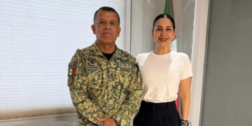 Reitera Estefanía Mercado coordinación con el Ejército para fortalecer la seguridad en Playa del Carmen