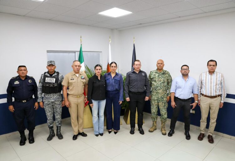 Estefanía Mercado encabeza Mesa de Seguridad para activar blindaje interinstitucional y garantizar la paz en Playa del Carmen