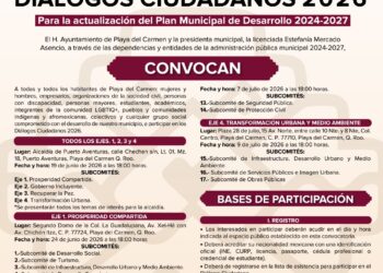 Gobierno de Playa del Carmen fortalece la participación social con los Diálogos Ciudadanos 2026
