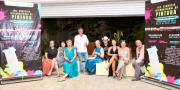 Inauguran en Puerto Morelos el Primer Simposio Internacional de Pintura “Los Colores del Caribe”