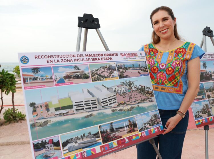 Gobierno de Isla Mujeres inicia la construcción del Malecón “Paseo de las Sirenas”