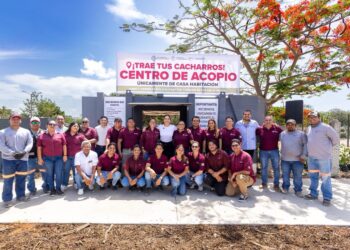 Estefanía Mercado inaugura el primer Centro de Acopio de Cacharros de Playa del Carmen