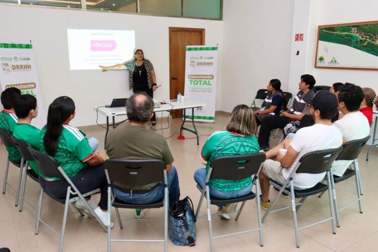 Imparten curso “Vínculos Sanos” a trabajadores del Ayuntamiento de Puerto Morelos