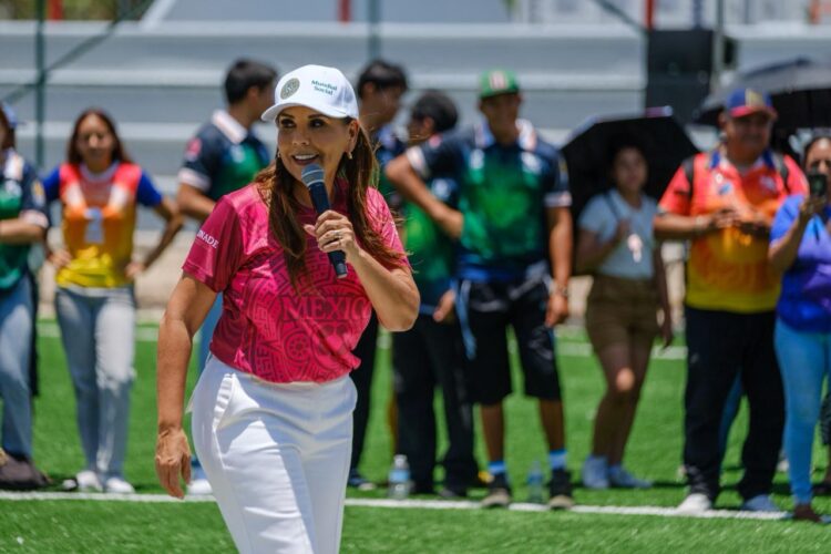 Inaugura Mara Lezama las 46 canchas y multicanchas del Mundial Social 2026 en los 11 municipios de Quintana Roo 