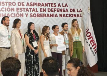 Soy una persona de trabajo: Ana Patricia Peralta luego de su registro en la interna de Morena
