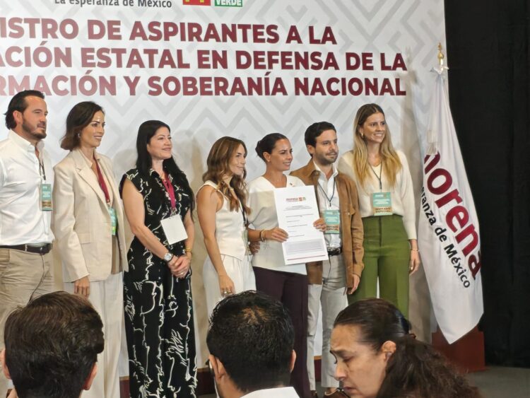 Soy una persona de trabajo: Ana Patricia Peralta luego de su registro en la interna de Morena