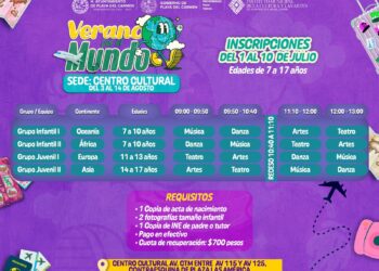 Gobierno de Estefanía Mercado invita al curso “Verano por el Mundo” en Playa del Carmen