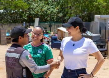 Estefanía Mercado supervisa el nuevo Centro de Acopio de Cacharros y destaca la participación ciudadana