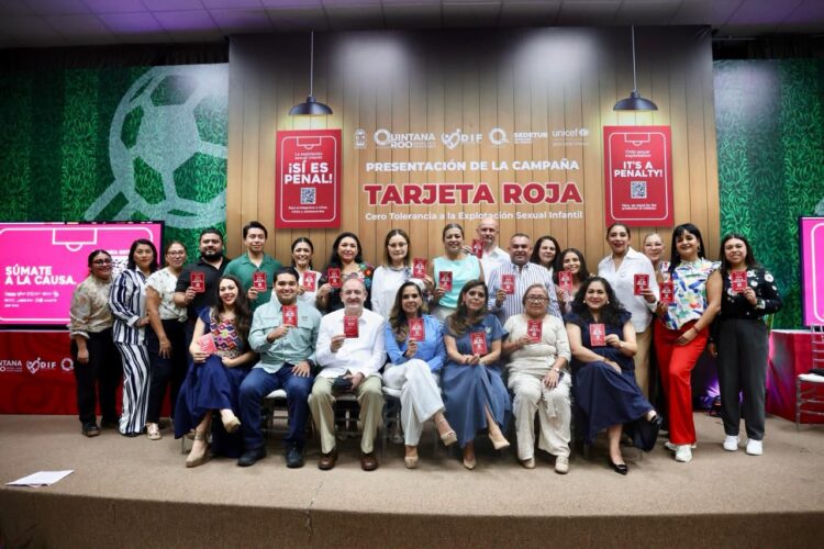 Mara y Verónica Lezama fortalecen la protección de la niñez con la estrategia “Tarjeta Roja” contra la explotación infantil