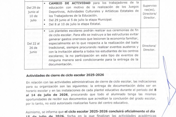 Advierten docentes que no habrá clases en julio en escuelas públicas de Quintana Roo