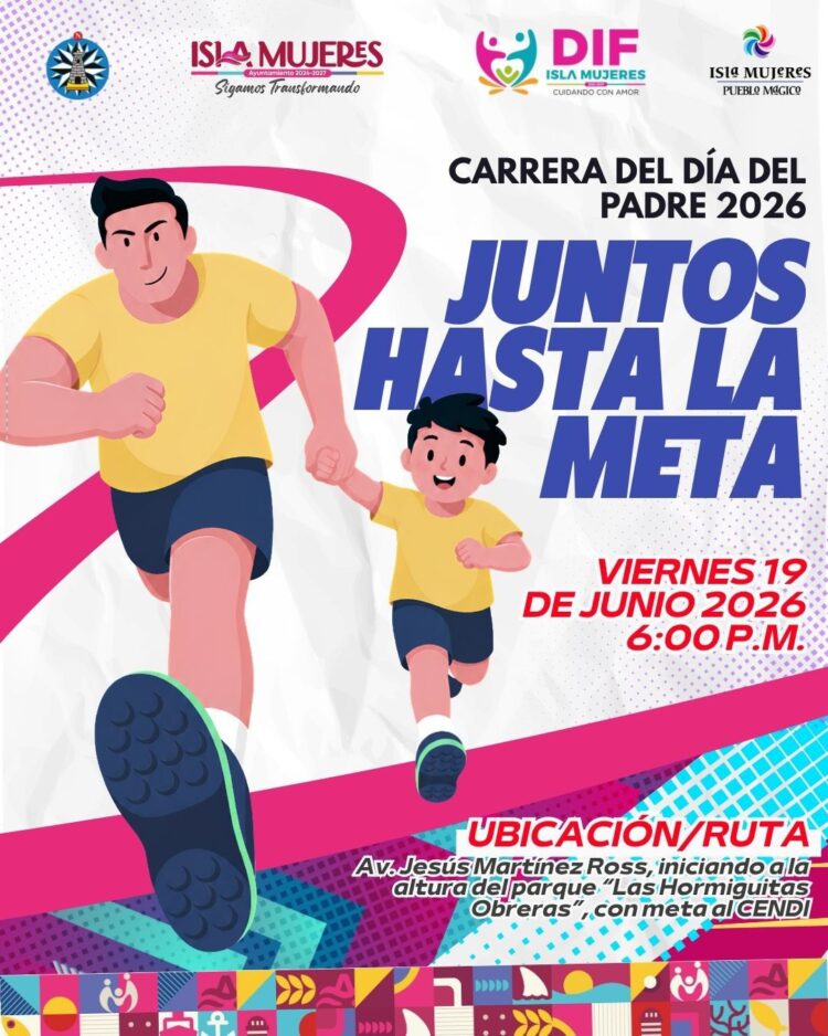 Todo listo para la Carrera Inclusiva del Día del Padre 2026 “Juntos Hasta la Meta”