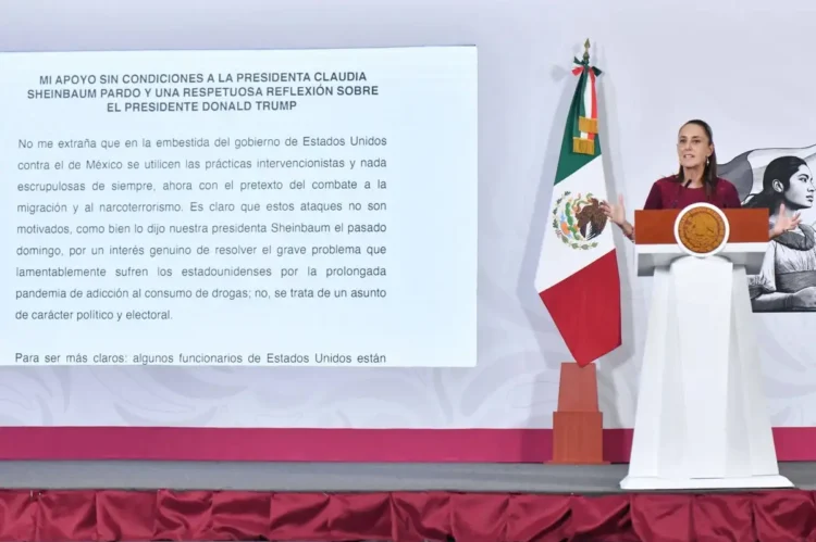 Sheinbaum agradece respaldo de AMLO; hay campaña de ultraderecha contra la transformación en México, reafirma