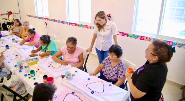 Atenea fortalece el bienestar de las abuelitas y abuelitos en la Casa del Adulto Mayor de Ciudad Mujeres