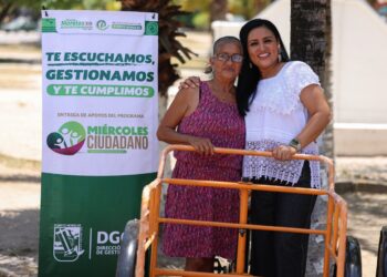 Cumple Blanca Merari con mujeres de Puerto Morelos, entrega triciclos de carga
