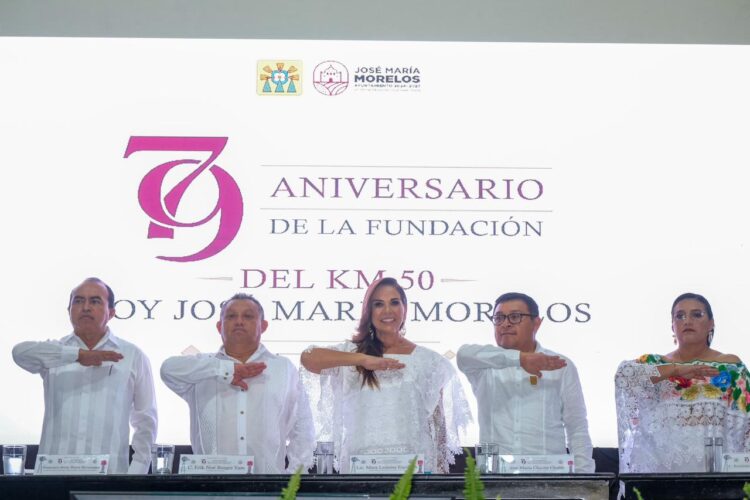 Reconoce Mara Lezama a José María Morelos como pilar del desarrollo agrícola y cultural de Quintana Roo 