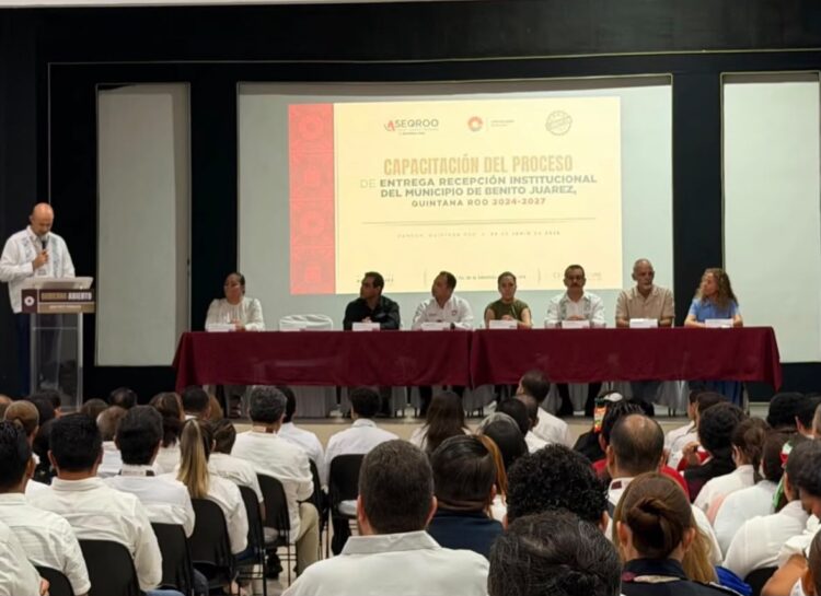 Fortalece Ayuntamiento Benito Juárez preparación para Proceso de Entrega-Recepción Institucional