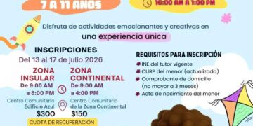 Gobierno de Isla Mujeres invita a la niñez isleña al Curso de Verano “Baaxlo’ob Paalalo’ob 2026”
