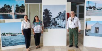 Invita Blanca Merari a la exposición “Espejos del Tiempo, el rostro de Puerto Morelos”, en la estación del Tren Maya