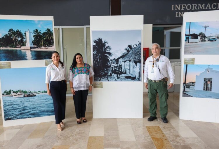 Invita Blanca Merari a la exposición “Espejos del Tiempo, el rostro de Puerto Morelos”, en la estación del Tren Maya