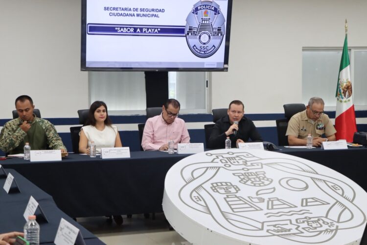 Refuerzan coordinación para garantizar seguridad en el Festival Sabor a Playa y la Feria del Carmen