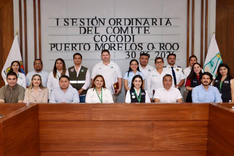 Refuerza Puerto Morelos control interno y transparencia en sesión del COCODI