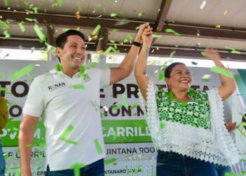 Renán Sánchez Tajonar toma protesta al nuevo Comité Municipal del Partido Verde en Felipe Carrillo Puerto