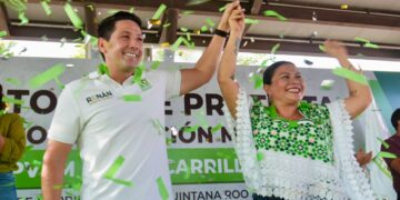 Renán Sánchez Tajonar toma protesta al nuevo Comité Municipal del Partido Verde en Felipe Carrillo Puerto