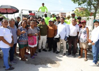 Autoridades de BJ mejoran el entorno de las familias cancunenses