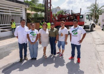 Da Blanca Merari arranque al mantenimiento de 138 pozos de absorción en Puerto Morelos