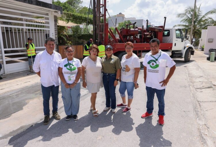 Da Blanca Merari arranque al mantenimiento de 138 pozos de absorción en Puerto Morelos