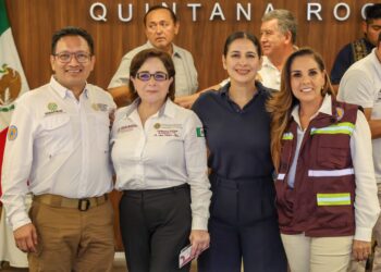 Estefanía Mercado participa en sesión estatal de Protección Civil y refrenda coordinación para temporada de lluvias y ciclones
