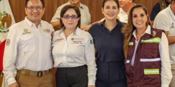 Estefanía Mercado participa en sesión estatal de Protección Civil y refrenda coordinación para temporada de lluvias y ciclones