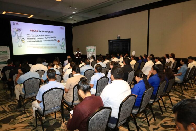 Fortalece SIPINNA Puerto Morelos acciones de prevención contra la trata de personas en el sector turístico