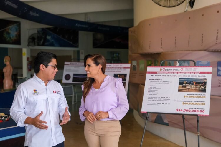 Anuncia Mara Lezama la transformación del Planetario Ka’Yok’ con dinosaurios gigantes y tecnología de última generación con inversión de 54.7 millones de pesos