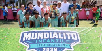 Gobierno de Isla Mujeres celebra con éxito la gran final del Mundialito Isleño Infantil 2026