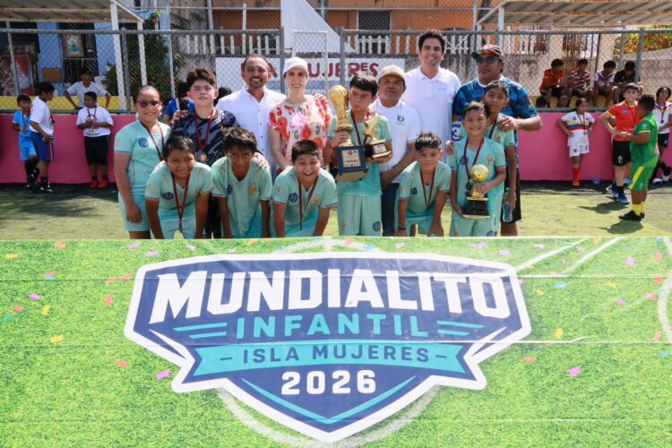 Gobierno de Isla Mujeres celebra con éxito la gran final del Mundialito Isleño Infantil 2026