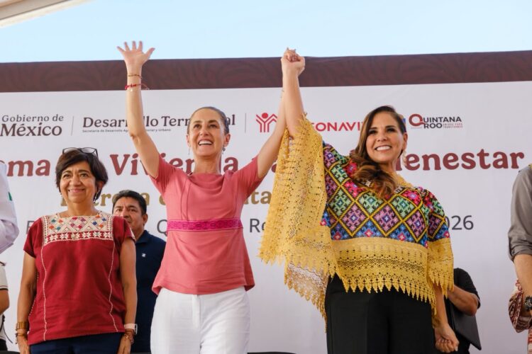 Entregan Claudia Sheinbaum y Mara Lezama viviendas en Cancún y consolidan el programa Vivienda para el Bienestar