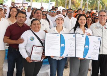 Playa Norte y Playa Centro de Isla Mujeres refrendan el distintivo Blue Flag por quinto año consecutivo