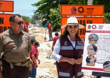 Despliega Mara Lezama programa de atención a desfondes en 8 colonias de Chetumal y resolver un problema de fondo