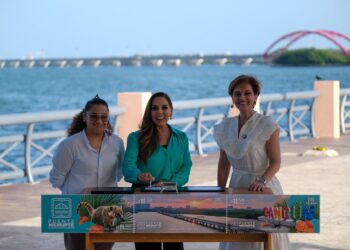 Puente Nichupté queda plasmado en una estampilla que llevará el nombre de Cancún al mundo