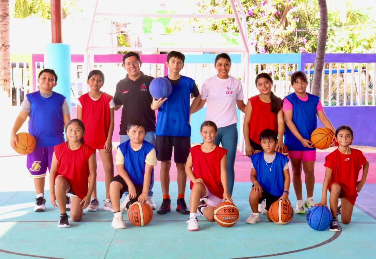 Gobierno de Isla Mujeres impulsa desarrollo de adolescentes con Escuelita de Básquetbol Club PANNAR