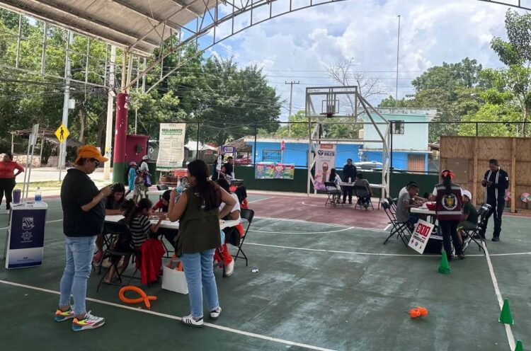 Refuerzan prevención contra la violencia con la Feria del Día Naranja en Leona Vicario